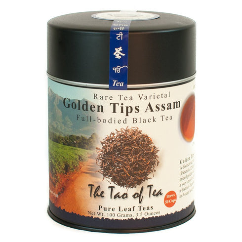 The Tao of Tea, Golden Tips Assam Black Tea, Loose Leaf, 3.5 Ounce Tin...