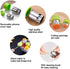 Cookie Cutter Sets for Kids, LetGoShop 12 Shapes Biscuit Cutters Baking Mold with Safty Handle and 10 Cartoon Food Fork, Stainless Steel Mini Vege...