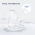 DARENYI Acrylic Cell Phone Stand for Desk, Clear Phone Holder Dock for Desk, Compatible with iPhone 13 12 11 Pro Max XR XS X SE 8 iPad All Android...