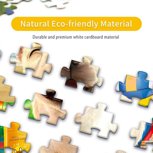 500 Pieces Jigsaw Puzzle for Adults and Kids Big Size Gift Idea Happy Dog (Sunbath 1)...