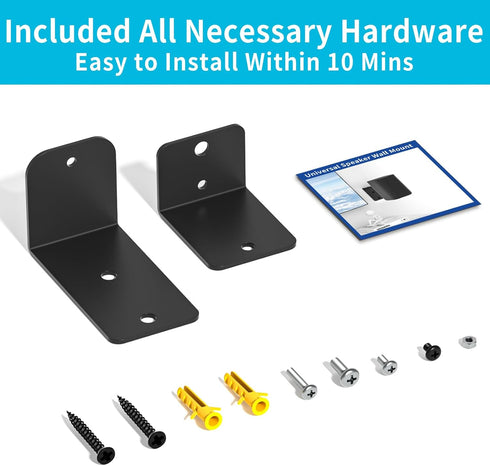 Pair of Speaker Wall Mount for Samsung Speaker Mount with Speaker Wire Surround Sound Speaker Mount Brackets for Samsung Rear Speaker SWA 8500S/90...