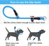 Slip Collar Dog Training Choke Collar, Round Nylon Rope Collar No Pull P-Collar for Small Medium Large Dogs (Blue S)...