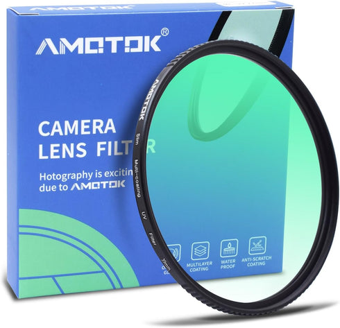 39mm Ultra-Slim UV Camera Filter,16 Multi-Layer Coated HD/Waterproof/Scratch Resistant UV Filter with,Optical Glass+Aluminum Alloy Frame for Any 3...