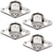 Ceiling Wall Mount Hook Heavy Duty Anchor Diamond Pad Eye Plate 5mm 3/16" 304 Stainless Steel Great for Yoga Swings Hammocks/Boat Rigging/Marine D...