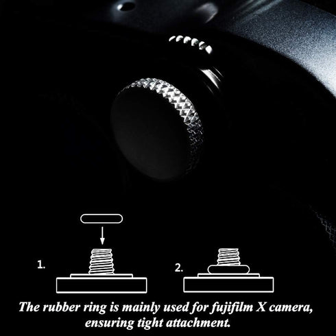 Camera Shutter Button (2 Pack/Silver) Upscale and Delicate Soft Shutter Release Button...