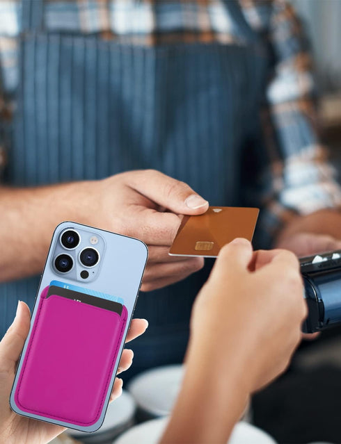 Magnetic Card Wallet Holder with MagSafe for iPhone 14 Pro Max/14 Plus/14 Pro/14,iPhone 13 Pro Max/13 Pro/13/13 Mini, for iPhone 12/12 Pro/12 Max/...