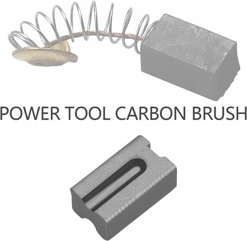 10pcs Carbon Brush for Electric Tools 13 x 8 x 6.3 mm Compatible with DeWalt DW217 DW221 DW222 Power Tools Motor Replacement Accessories Carbon Me...