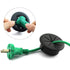 HJ Garden 2pcs 2-3/8 inch Flexible Desk Cord Grommets Wire Organizer Hole Cover for Managing and Hiding Office PC Desktop Cable(Black)...