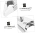 Gadpiparty Heavy-Duty Metal Clamps with Rubber Tips for Home Improvement - Woodworking - Camping - and Dress Photography Projects Set of 3...
