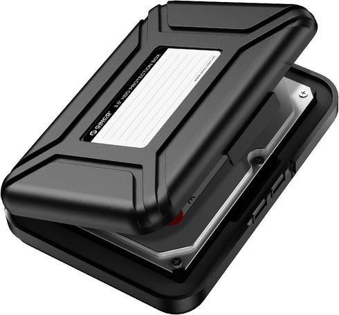 ORICO Hard Drive Case 3.5 inch HDD Storage Carrying Case Anti-Static and Shockproof External Hard Drive Portable Case, Compatible with WD, Seagate...