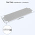 LeMotech Junction Box Mounting Plate ABS Plastic Internal Panel w/Screws for Installation on Electrical Box with Latches 9.4"x2.59"...