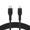 Belkin BoostCharge Flex Silicone USB-C to Lightning Cable (1M/3.3FT), MFi-Certified Charging Cable for iPhone Series with Cable Clip - Black......