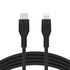 Belkin BoostCharge Flex Silicone USB-C to Lightning Cable (1M/3.3FT), MFi-Certified Charging Cable for iPhone Series with Cable Clip - Black......