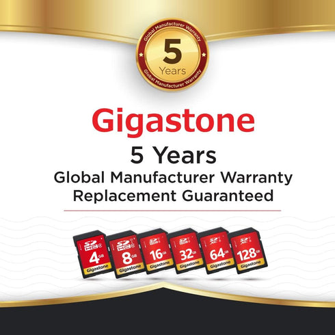 Gigastone 4GB SD Card SDHC Class 4 Memory Card for Photo Video Music Voice File DSLR Camera DSC Camcorder Recorder Playback PC Mac POS, with 1 Min...