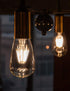 Vintage LED Edison Bulbs, Dimmable 6W Antique LED Filament Light Bulb, 2700K Soft Daylight White, 620 Lumens, ST64/ST19 Clear Glass, E26 Medium Ba...