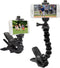 Suptig Phone Holder Desk Gooseneck Mount, Cell Phone Clamp Clip for Pole, Mobile Phone Mount Stand, Compatible for iPhone 14 Plus Phone 13 Pro Xs ...