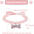 Dog Pearl Necklace, Small Dog Cat Diamond Dog Pearls Necklace Jewelry Pet Pearl Necklace Set Necklace Cute Fashion Pearl Collar Necklace for Dogs ...