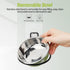 Elevated Cat Bowls, Wall Mounted Cat Food Dish, Raised Cat Food and Water Bowls, Stainless Steel Elevated Pet Bowls with Stand, Nonslip No Spill P...