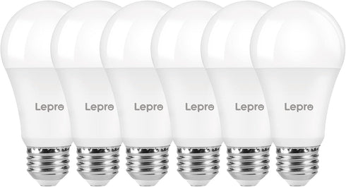 Lepro Dimmable LED Light Bulbs 100 Watt Equivalent, 14W 1500LM Daylight White 5000K, A19 E26 Standard Medium Base, UL FCC Listed, 15000 Hour Lifet...