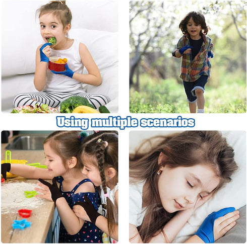 Thumb Sucking Stop for Kids, Nail Biter Stopper Gloves, Stop Thumb Sucking for Kids, Thumb Finger Guard, Stop Nail Biting Kids, Anti Skin Picking,...