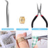 Hypoallergenic Earring Hooks Hicdaw 2500Pcs Earring Making Kit Earring Hooks with Jump Rings Earring Backs Pliers Tweezers Jump Ring Opener for DI...