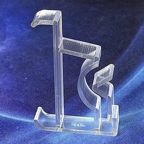 Cutelec Valance Clips 2inch 5pcs Clear Plastic Hidden Retainer Holder for Window Blind Valance,Horizontal Faux & Wood Blinds Cover Hold Clip...