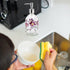 17oz Flower Glass Soap Dispenser Bottle with Plastic Pump...
