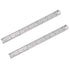 2PCS Stainless Steel Ruler Set,12 Inch Metal Scale Millimeter Ruler with Inches and Centimeters,Precision Measuring Tool for Drawing,Baking,for Sc...