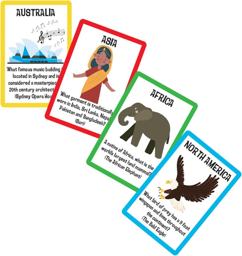 University Games | Scholastic The World Travel Card Game, for 2 or More Players Ages 6 and Up...