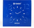 TAHEAT Romantic Lavander Wall Clock, French Purple Love Floral Clocks, Accurate Decorative Easy to Read Wall Clock for Living Room/Bedroom/Bathroo...