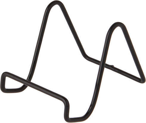 Bard's Vinyl Covered Black Wire Easel Stand, 3" H x 3" W x 4" D, Pack of 3...