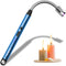 Plasma Candle Lighter Rechargeable USB C Electric Lighter Windproof Flameless Arc Lighter Long Electronic Lighter BBQ Grill lighter with Dual Safe...