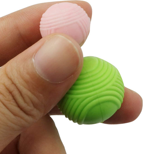 NX Garden Needle Tip Stopper 8PCS 2Size Roun Shape Rubber Knitting Needles Point Protectors Needle Tip Cover Knitting Tool for Knitting Craft,Quil...