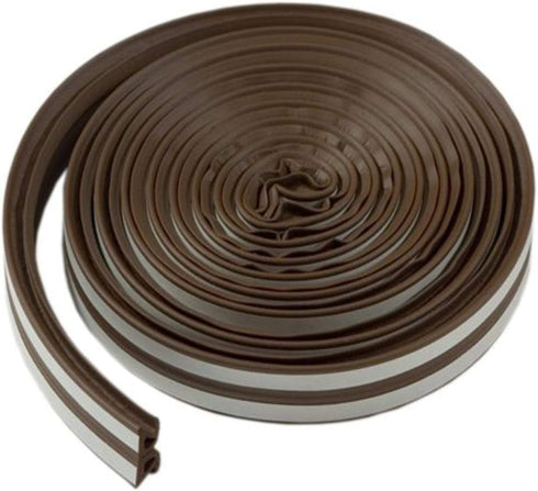 M-D Building Products 43848 All-Climate Thermalblend Weatherseal - Wave Profile, 17 Feet, Brown...