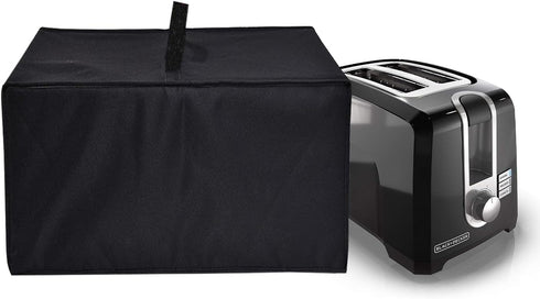 Toaster Cover Waterproof Heat-Resistant Dust-proof Cover Case 2-Slice Toaster Protective Sleeve with Convenient Handle for BLACK+DECKER 2-Slice To...