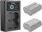 SmallRig NP-W235 Dual Slot Battery Charger for Fujifilm NP-W235 Battery for Fujifilm X-T4, GFX 100S, for Fujifilm GFX 50S II, VG-XT4-4085...
