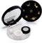 Contact Lens Case, Cute Moon And Stars Contact Holder Cases Kit with Lenses Remover Tool Tweezers Mirror Solution Bottle Portable Contacts Contain...