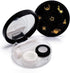 Contact Lens Case, Cute Moon And Stars Contact Holder Cases Kit with Lenses Remover Tool Tweezers Mirror Solution Bottle Portable Contacts Contain...