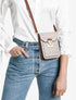 MKP Women Fashion Signature Lightweight Cute Small Crossbody Bags Cell Phone Purse Wallet Shoulder Bag With Snap Closure...