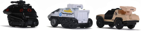 G.I. Joe 1.65" Nano 3-Pack Die-cast Cars, Toys for Kids and Adults...