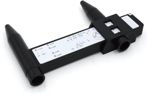 Wheel/Stud Bolt Pattern Measuring Tool/PCD Ruler - 4 5 6 8 Holes Lug Bolt Pattern Gauge...