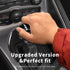 auovo Gear Shift Knob Cover Trim for Charger Accessories Challenger 2015-2023 / Durango 2016-2023 (Black-Red)...