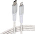 Realm USB-C to Lightning Cable, MFi Certified Lightning Cable, Nylon Braided Type C to Lightning Cable, iPhone 12 Charger Cable, White...