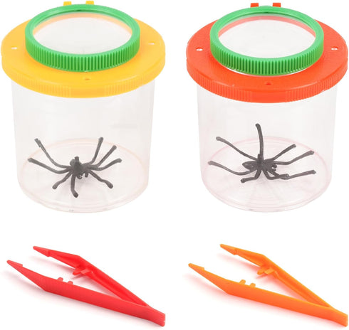 Magnifying Glasses Insect Viewer Box 3X 6X Magnifying Glasses Bug Viewer Magnifier for Science Nature Explorer...