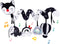 Koty Car Seat Toys, Infant Baby Spiral Plush Activity Hanging Toy for Stroller Bar Pram Crib with Music Box BB Squeaker & Rattles(Black Fox)...