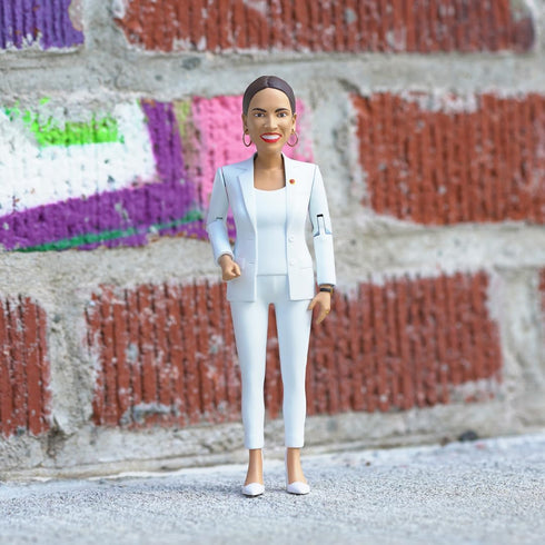 FCTRY Alexandria Ocasio-Cortez Real Life Political Action Figure: US Female Representative AOC Collectible Figurine Perfect for Collectors, Gift I...