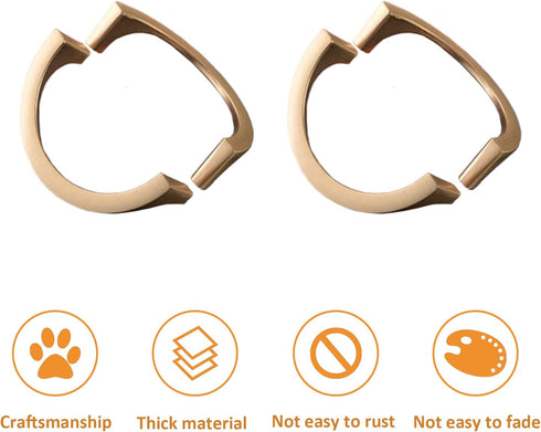 Retro Semi-Circular Handle, 2PCS Antique Zinc Alloy Wardrobe Drawer Hardware Pull, Double-Hole Folio Handles with Mounting Screws for Cabinet Draw...