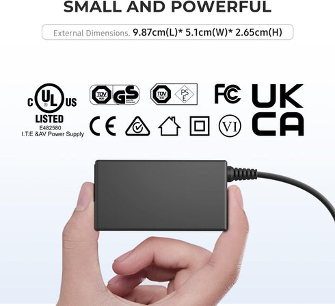 HKY Replacement JBL Xtreme 2 Charger 19V AC DC Adapter Compatible with JBL Xtreme,Xtreme 2,Extreme,Extreme 2,JBL Boombox Portable Wireless Bluetoo...