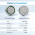 AG4 LR626 Battery 376 377 SR626SW Batteries 1.5v Alkaline Coin Cells (40 Count (Pack of 1))...