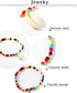 O Jeweky Beach Beads Anklets Multi-colored Shell Ankle Bracelets Chain Foot Jewelry for Women...